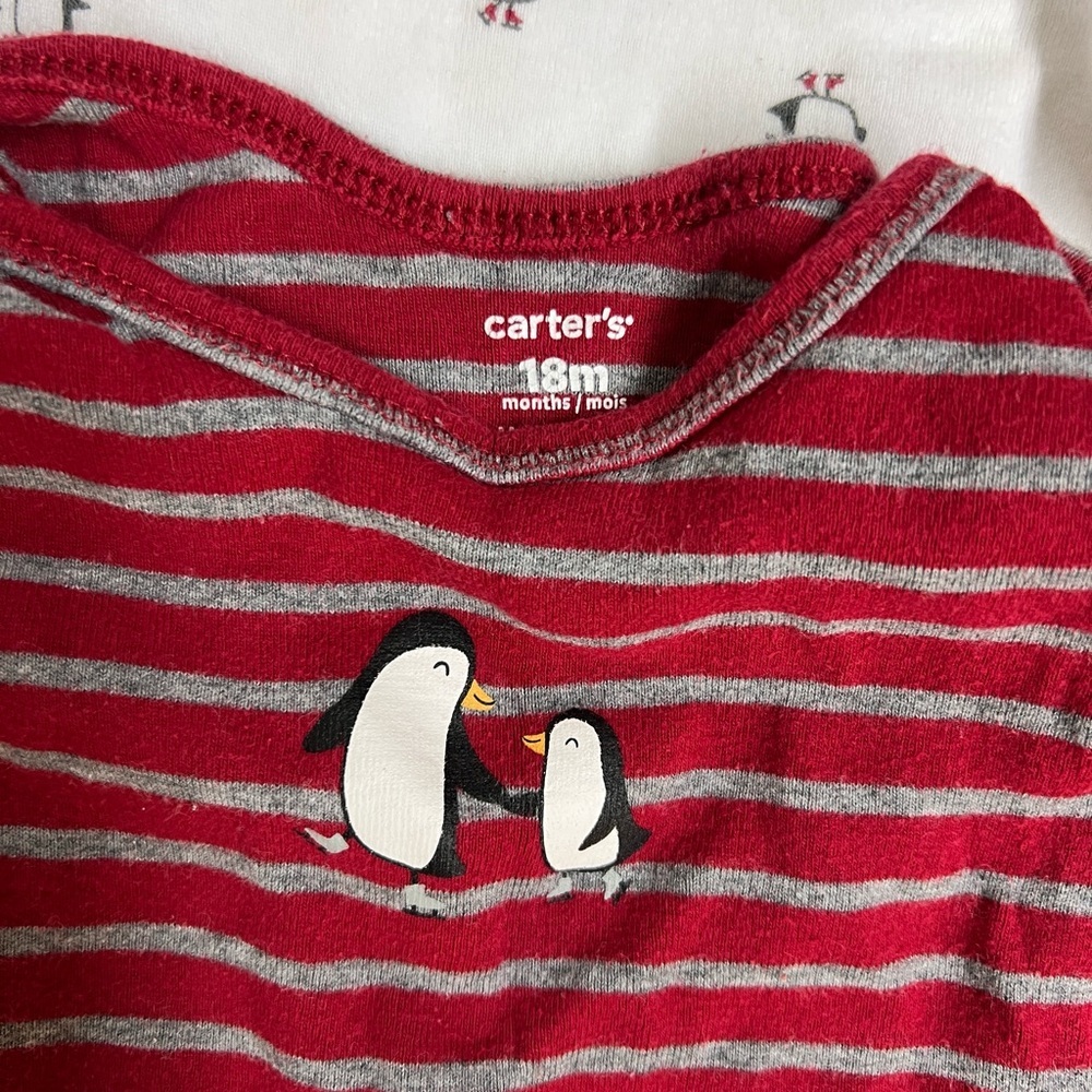 Carter’s 3pc Baby Penguin Set 18M - Picture 3 of 3